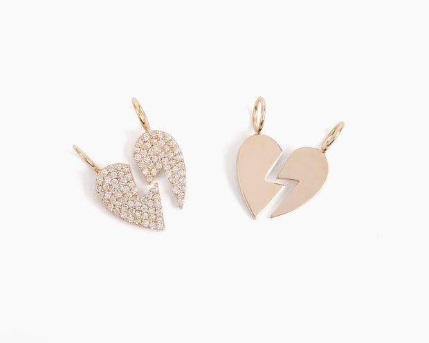 BFF Heart Charms