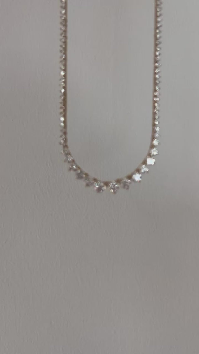 Riviera Graduated Tennis Necklace For Ever Fine Jewelry