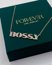 BOSS.Y Custom Nameplate Necklaces