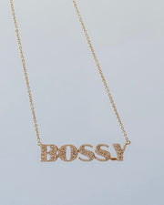 BOSS.Y Custom Nameplate Necklaces