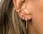 Pave Spike Earrings
