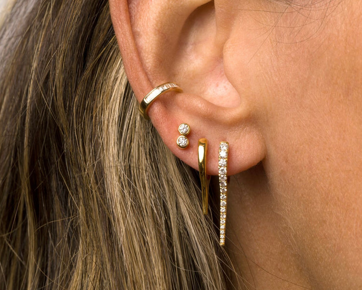 Pave Spike Earrings