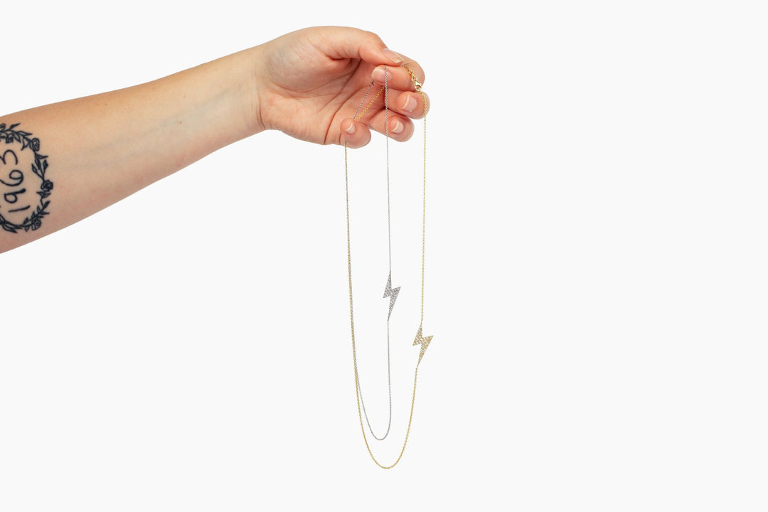 Diamond Lightning Bolt Necklace – For Ever Fine Jewelry