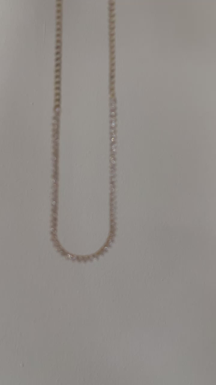 Mini Tennis Cuban Necklace