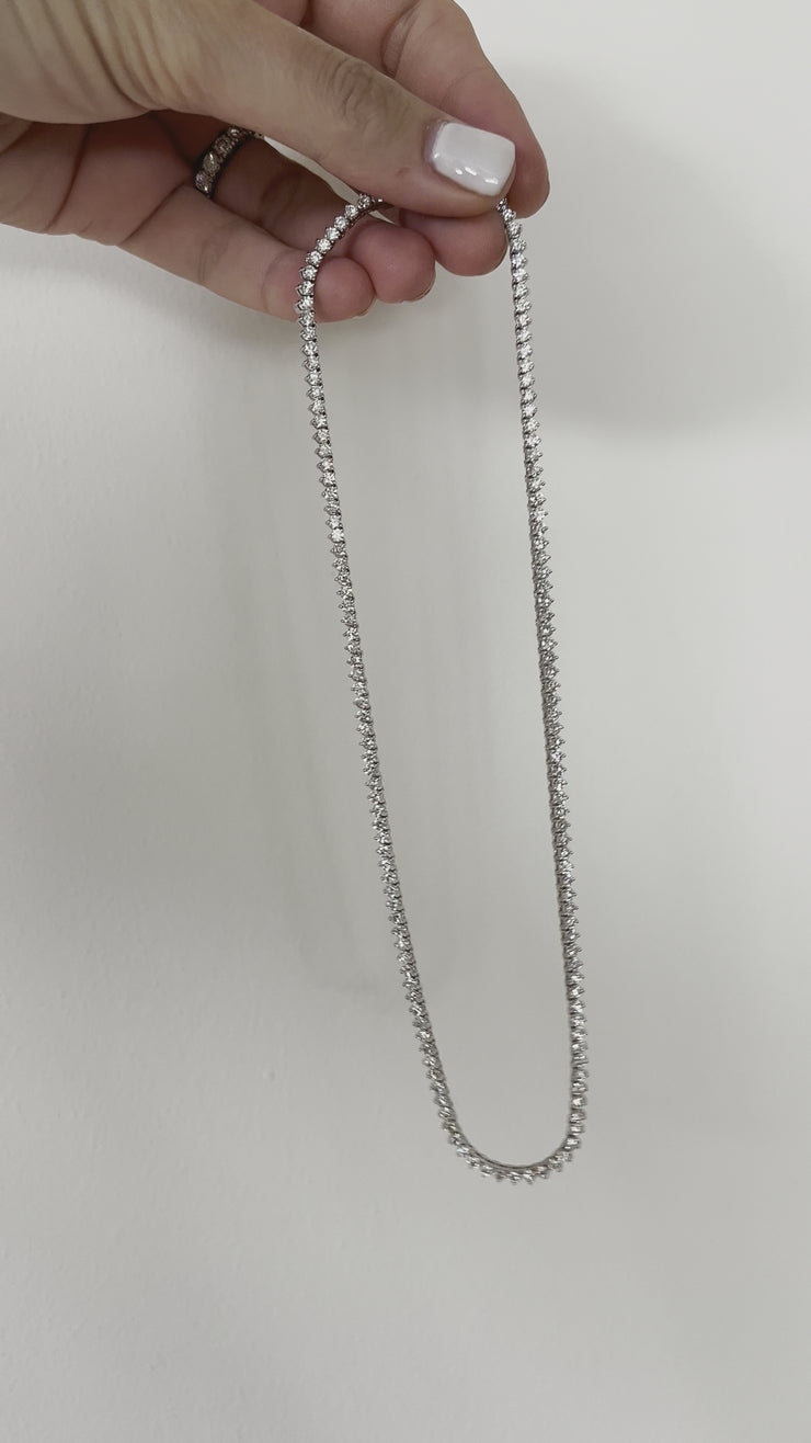 Every Damn Day Tennis Necklace